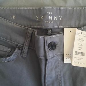White House, Black market skinny ankle pants